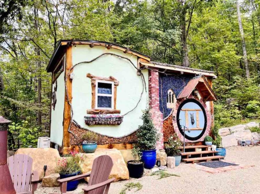 The Enchanted Forest Hobbit-Inspired Tiny House