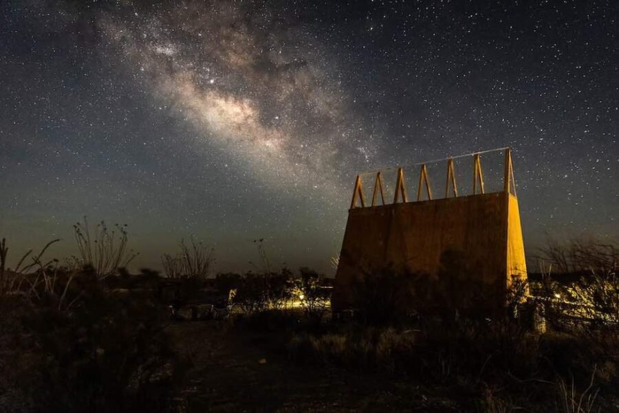 Stargazing Micro A-frame Cabin in Terlingua Texas