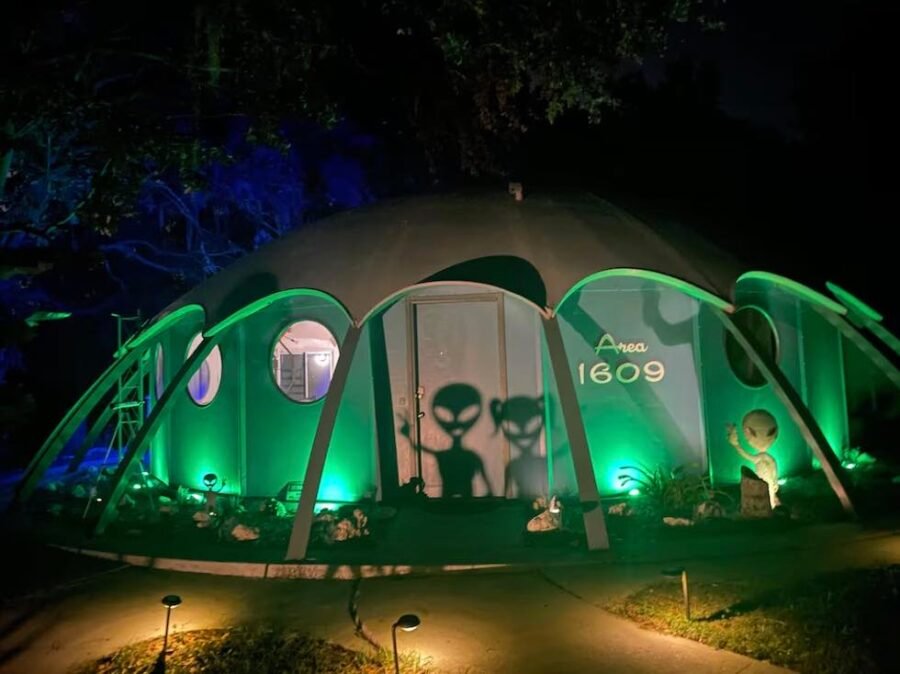 Area 1609 Alien Experience with Arcade & Fire Pit!