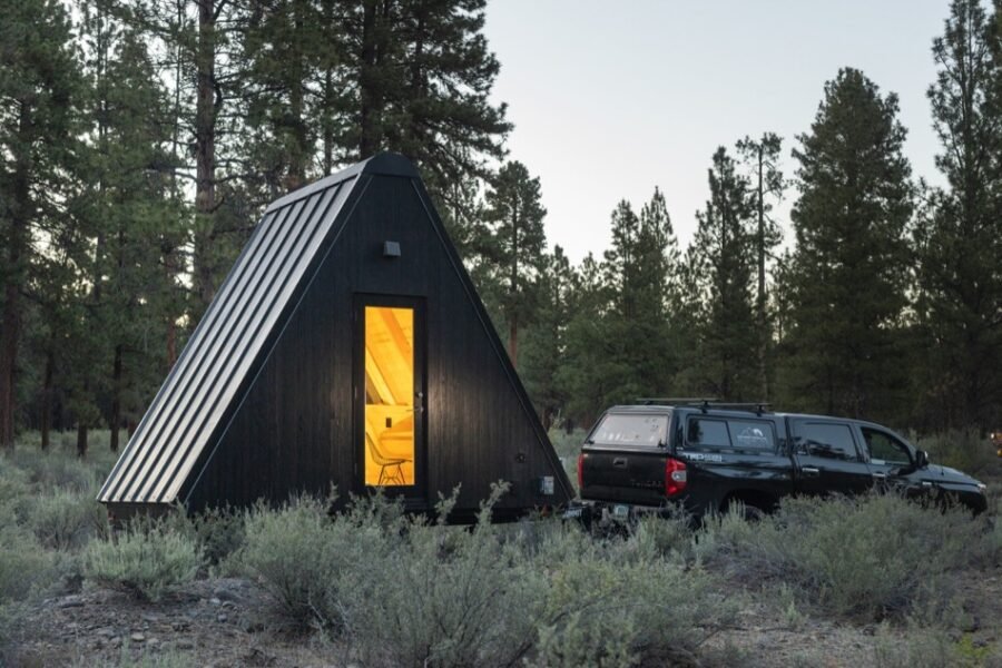 Base Camp A-frame Tiny House by Bivvi Camp 006