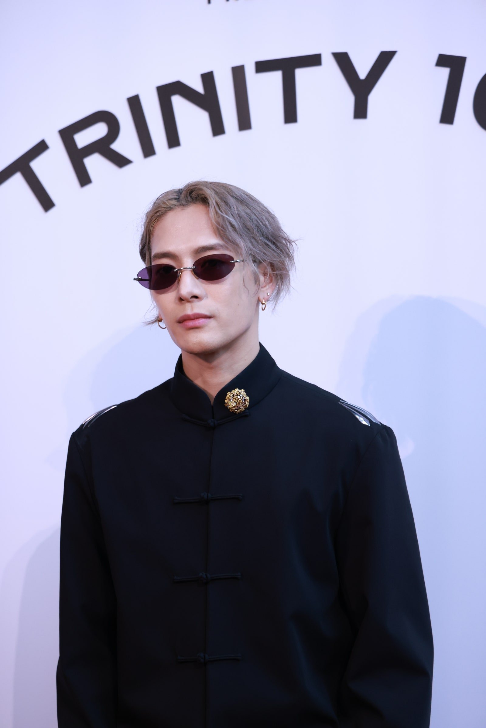 Image may contain Jackson Wang Accessories Sunglasses Blonde Hair Person Adult Face Head Photography and Portrait