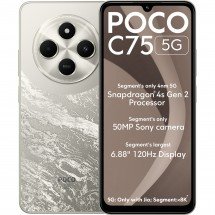 Poco C75 5G colors: Silver Stardust