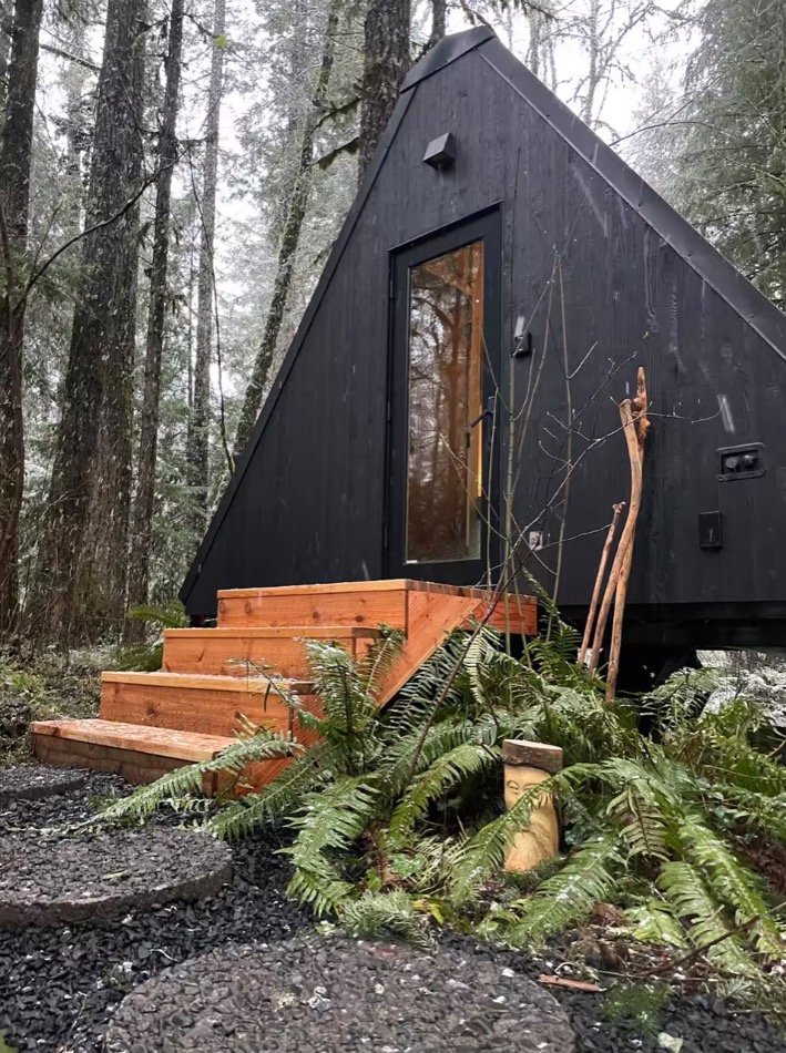 The Fern Base Camp A-frame Tiny House in Oregon