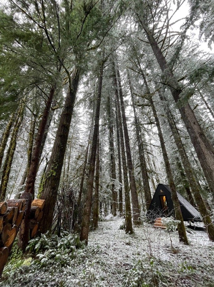 The Fern Base Camp A-frame Tiny House in Oregon