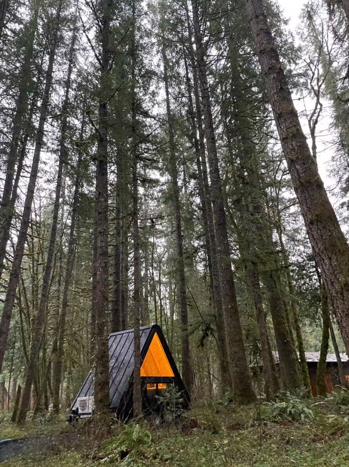 The Fern Base Camp A-frame Tiny House in Oregon