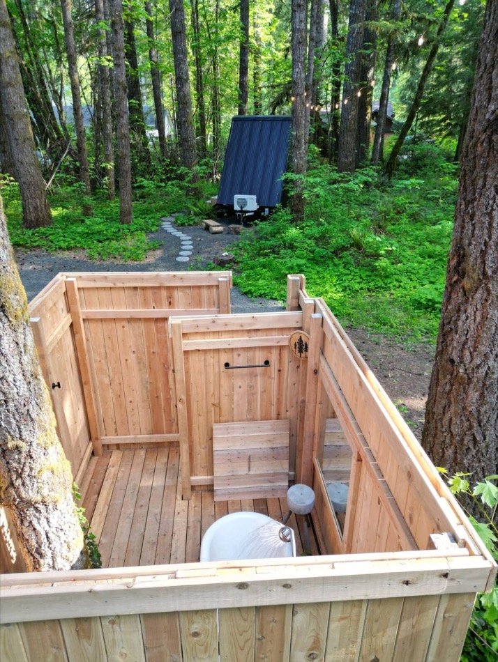 The Fern Base Camp A-frame Tiny House in Oregon